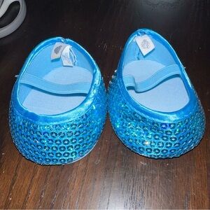 Build a Bear Workshop Disney Frozen Clothes Blue Frozen Elsa Sparkle Shoes BABW